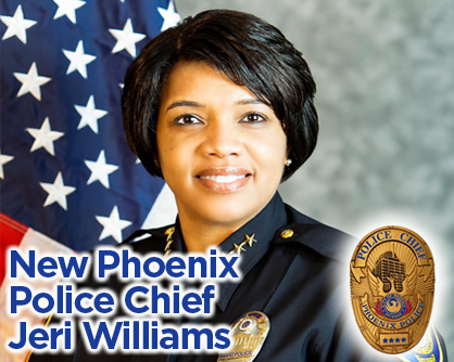 police phoenix chief city announced leaders jeri excited announce introduced named williams been recruitment